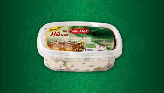 Plastik Kutu Sade Helva Net 350 Gr